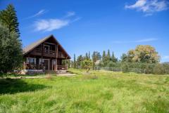 Beautiful Custom-built Scandinavian log cabin in Crete