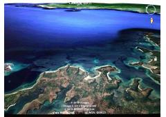 Land on the island Lombok with beachfront