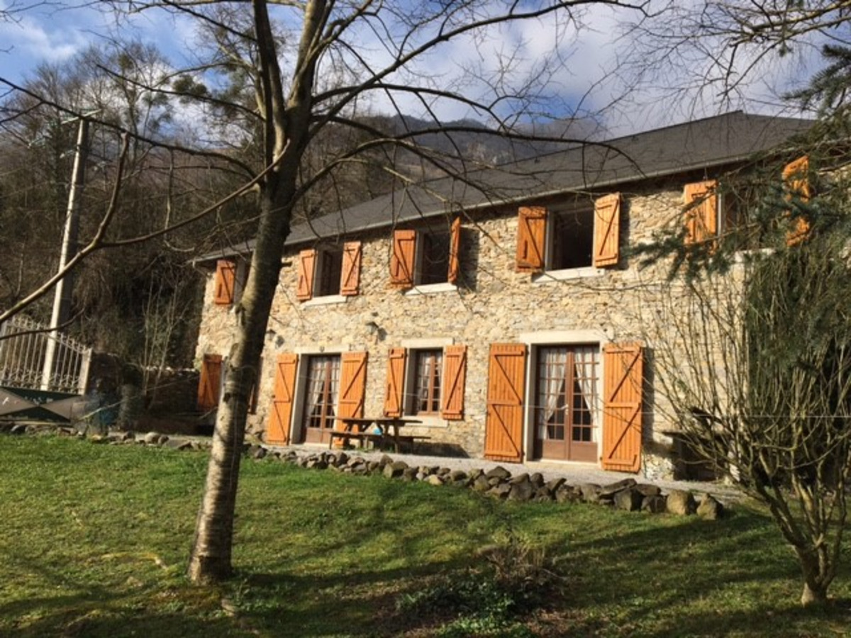 Property nestled in the French Pyrenees mountains