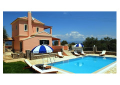 Corfu, on a hill with panoramic views, for rent  villa