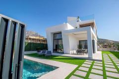 New villa sea views from builder in Benidorm,Costa Blanca,Spain