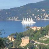 Three-room apartment with a breathtaking sea view of the Gulf of Tigullio