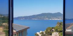 Three-room apartment with a breathtaking sea view of the Gulf of Tigullio
