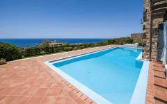 For Sale Designer Stone Villa with Sea Views in Keramoti, Chania