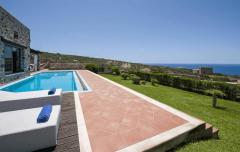 For Sale Designer Stone Villa with Sea Views in Keramoti, Chania