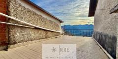 Semi-detached house with breathtaking views for sale in Aquila d’Arroscia