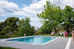 Unique Detached Villa with Pool & Sea View For Sale - Dafni, Evia