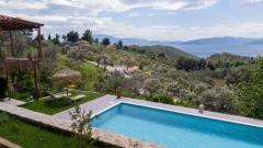 Unique Detached Villa with Pool & Sea View For Sale - Dafni, Evia