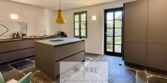 Semi-detached house with terrace overlooking the valley in Aquila d’Arroscia