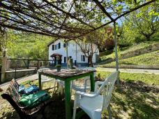 For sale fully renovated detached house with swimming pool, garden in Vessalico