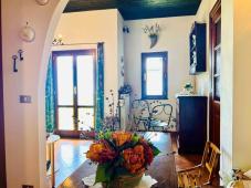 For sale finely renovated house in a mountain village with sea views