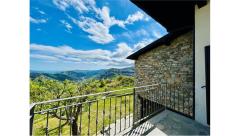 For sale finely renovated house in a mountain village with sea views