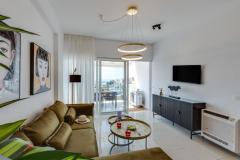 For sale is a luxury apartment in Lygaria, Crete
