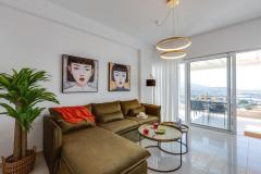 For sale is a luxury apartment in Lygaria, Crete
