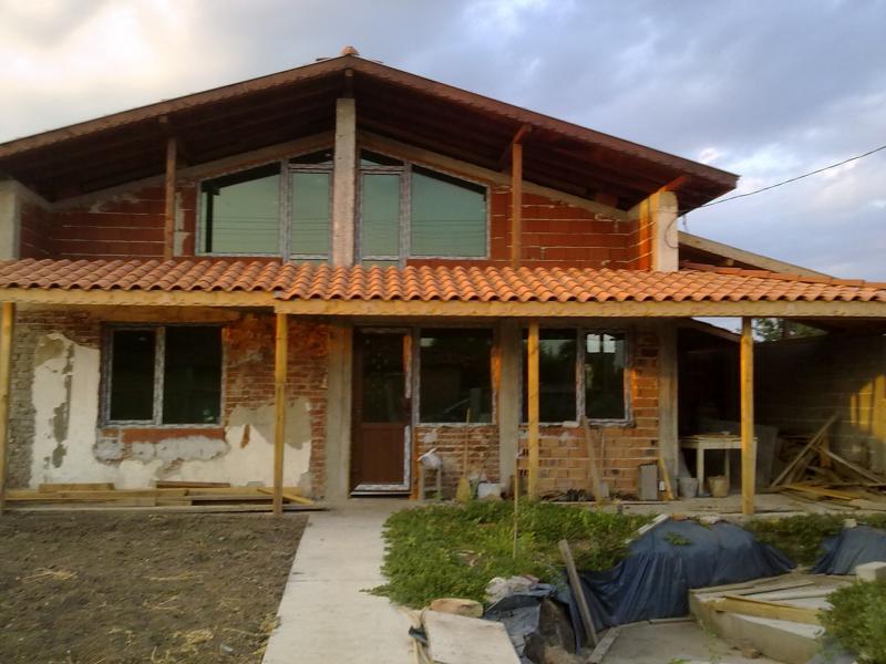 House under construction 25 km from Plovdiv