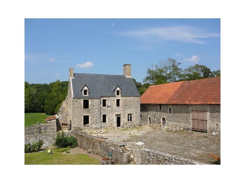 FRENCH MANOR HOUSE FOR RENOVATION IN NORMANDY SEASIDE RESORT AREA