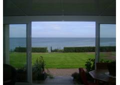 Beachfront property facing the English Channel