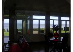 Beachfront property facing the English Channel