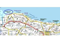Beachfront property facing the English Channel