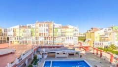 Costa Blanca 1 Bed Sea View Furnished Beachside Apartment 200m to Sea in Mar Azul, Torrevieja