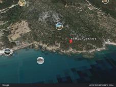 seaside plot in island Thasos