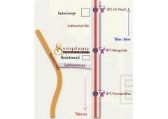 Symphony Condo: 3 BR + 3 Baths, 95 Sq.m, 6th fl for Rent
